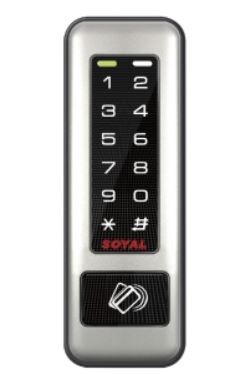 Vandálbiztos, IP65, hálózati vagy önálló, SOYAL AR-331EBW